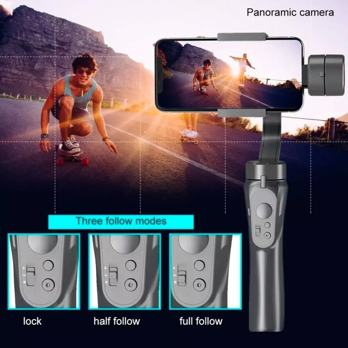ESTABILIZADOR GIMBAL CELULAR 3 EJES CON