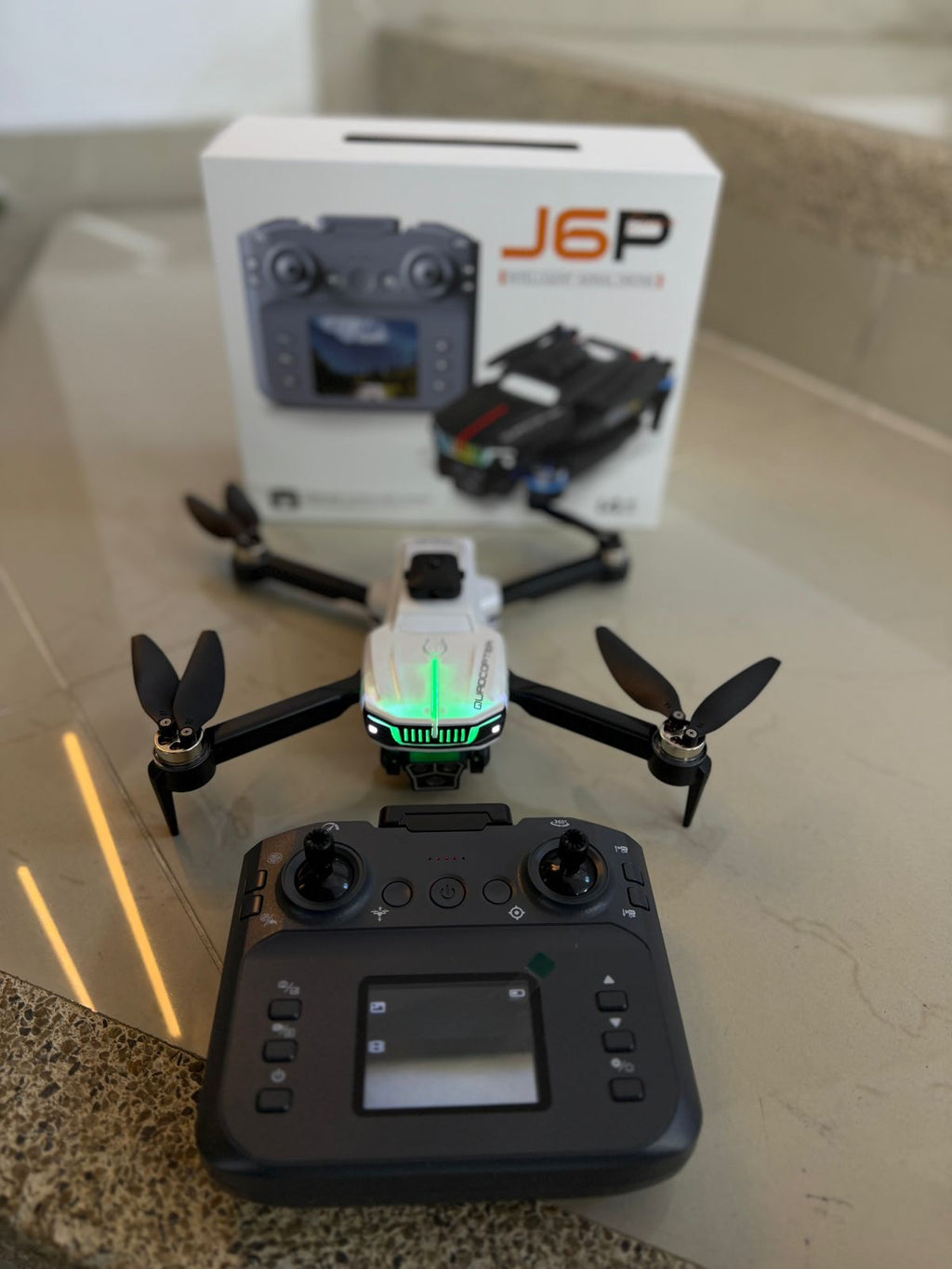 🚁 DRON PLEGABLE J6P RGB – CÁMARA HD