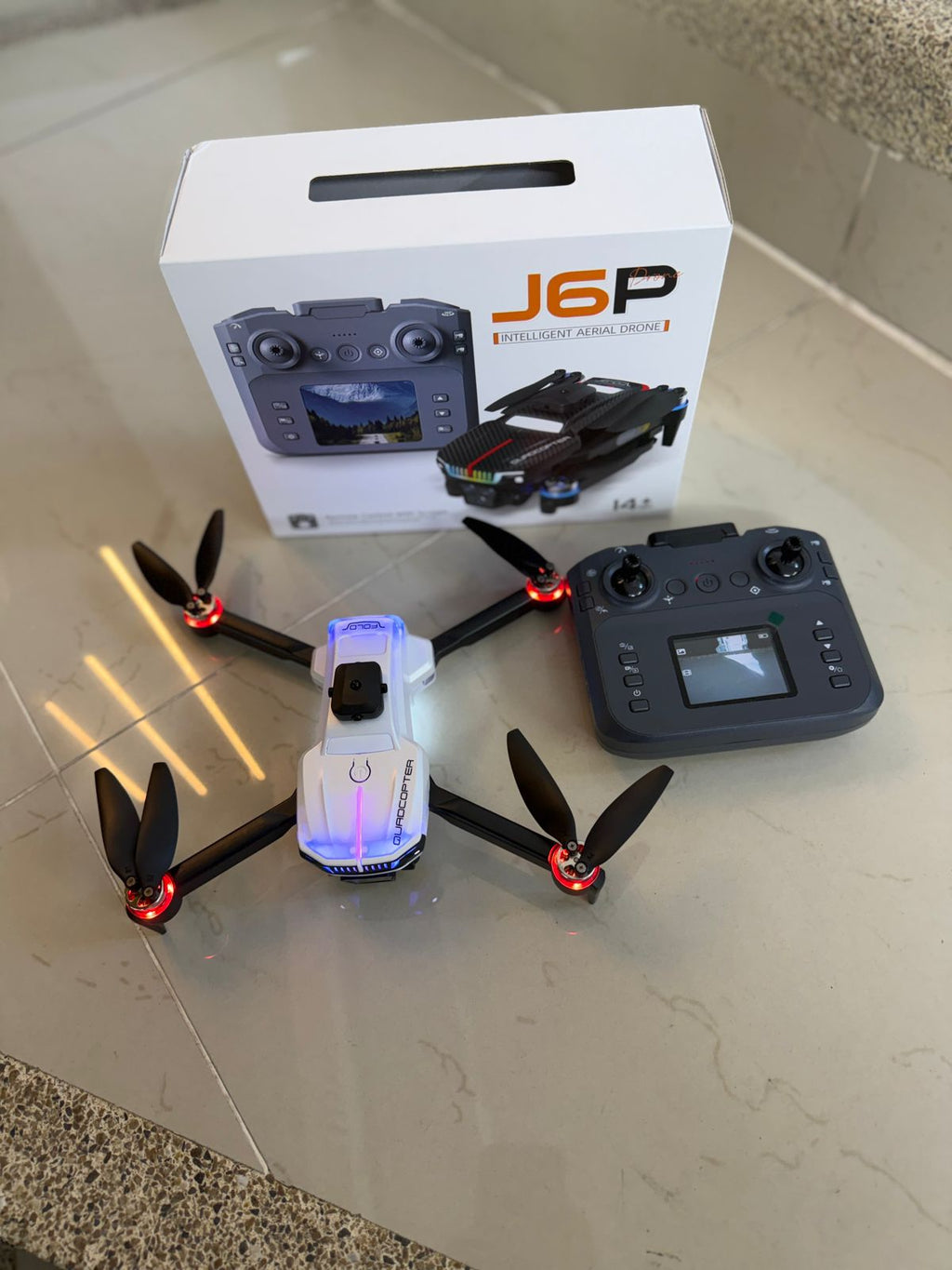 🚁 DRON PLEGABLE J6P RGB – CÁMARA HD