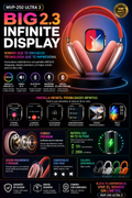 Combo Reloj Smartwatch Ultra 3 Diadema