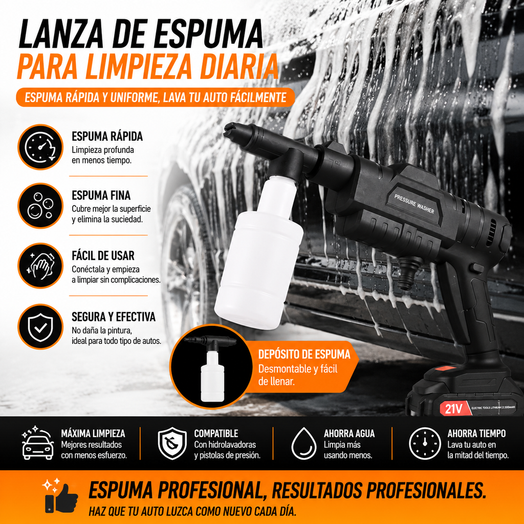 Hidrolavadora de doble batería dt-114