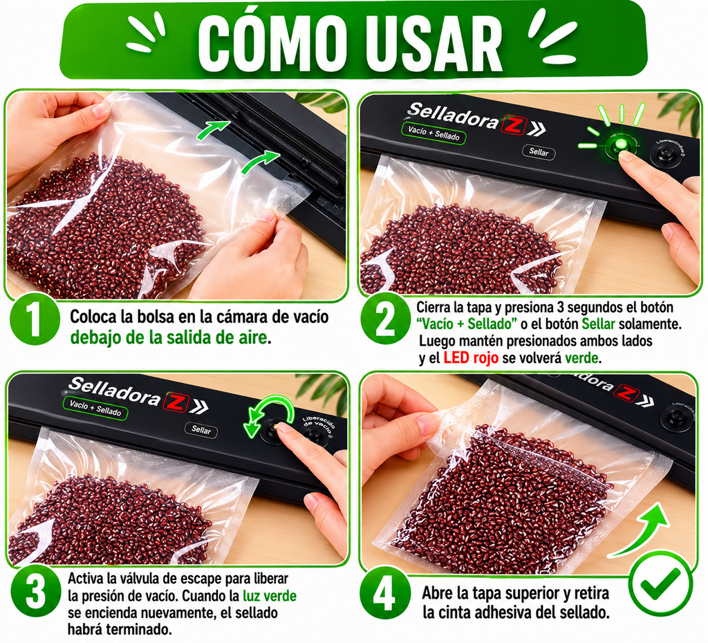 Maquina Selladora De Bolsas Al Vacio Emp