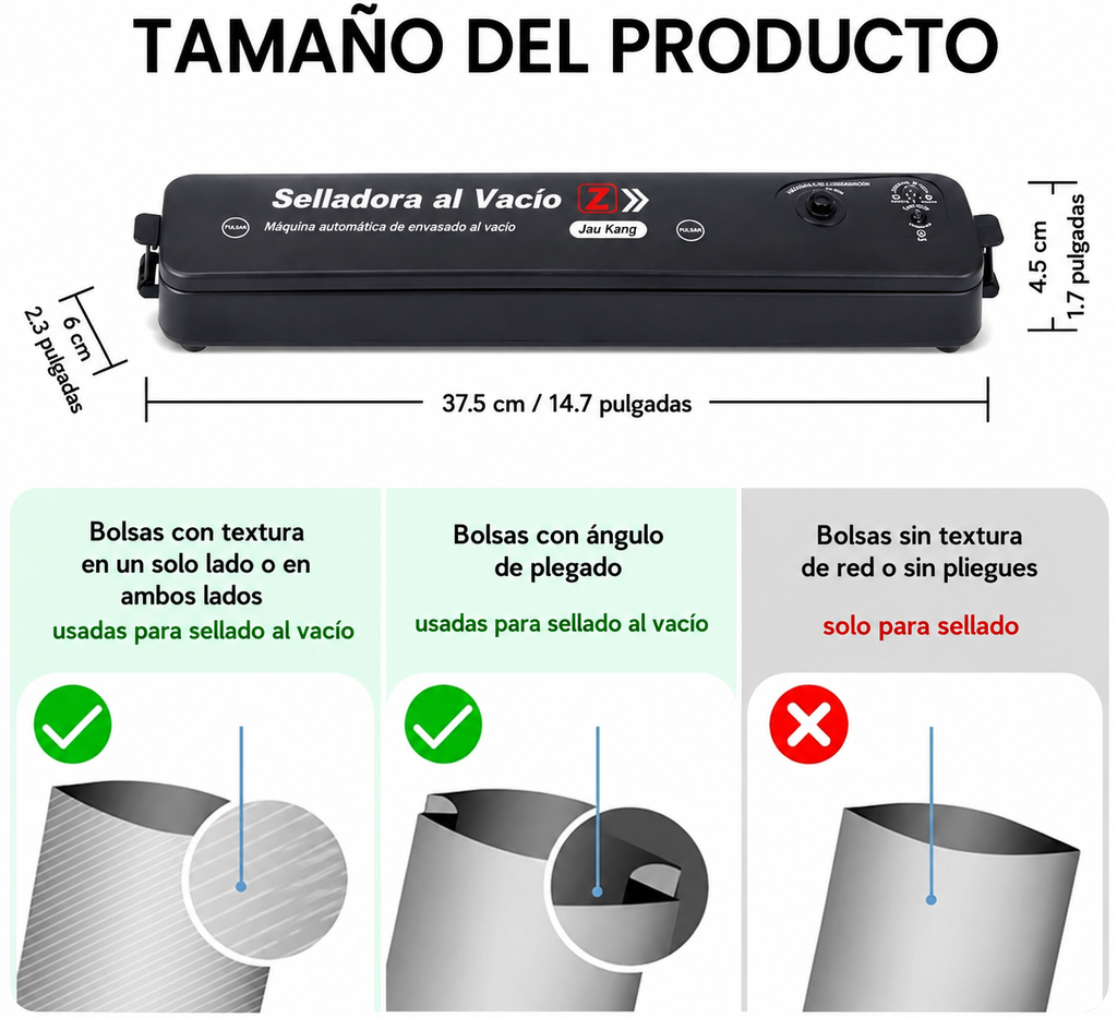 Maquina Selladora De Bolsas Al Vacio Emp