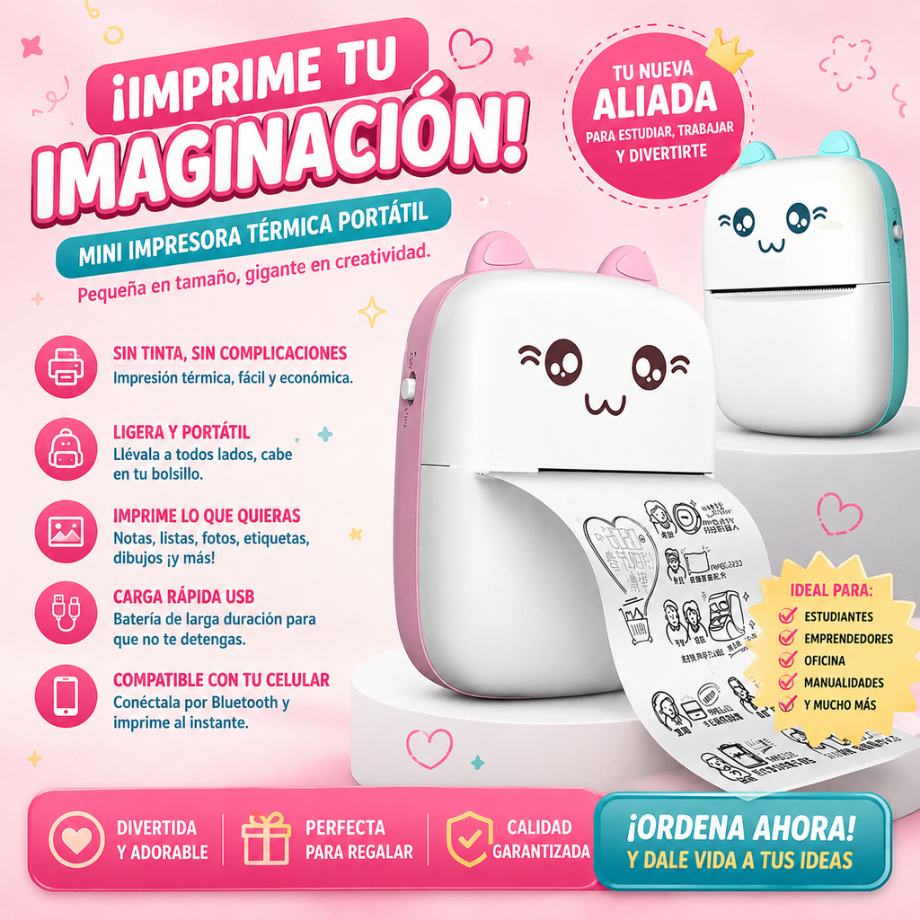 mini impresora termica portatil