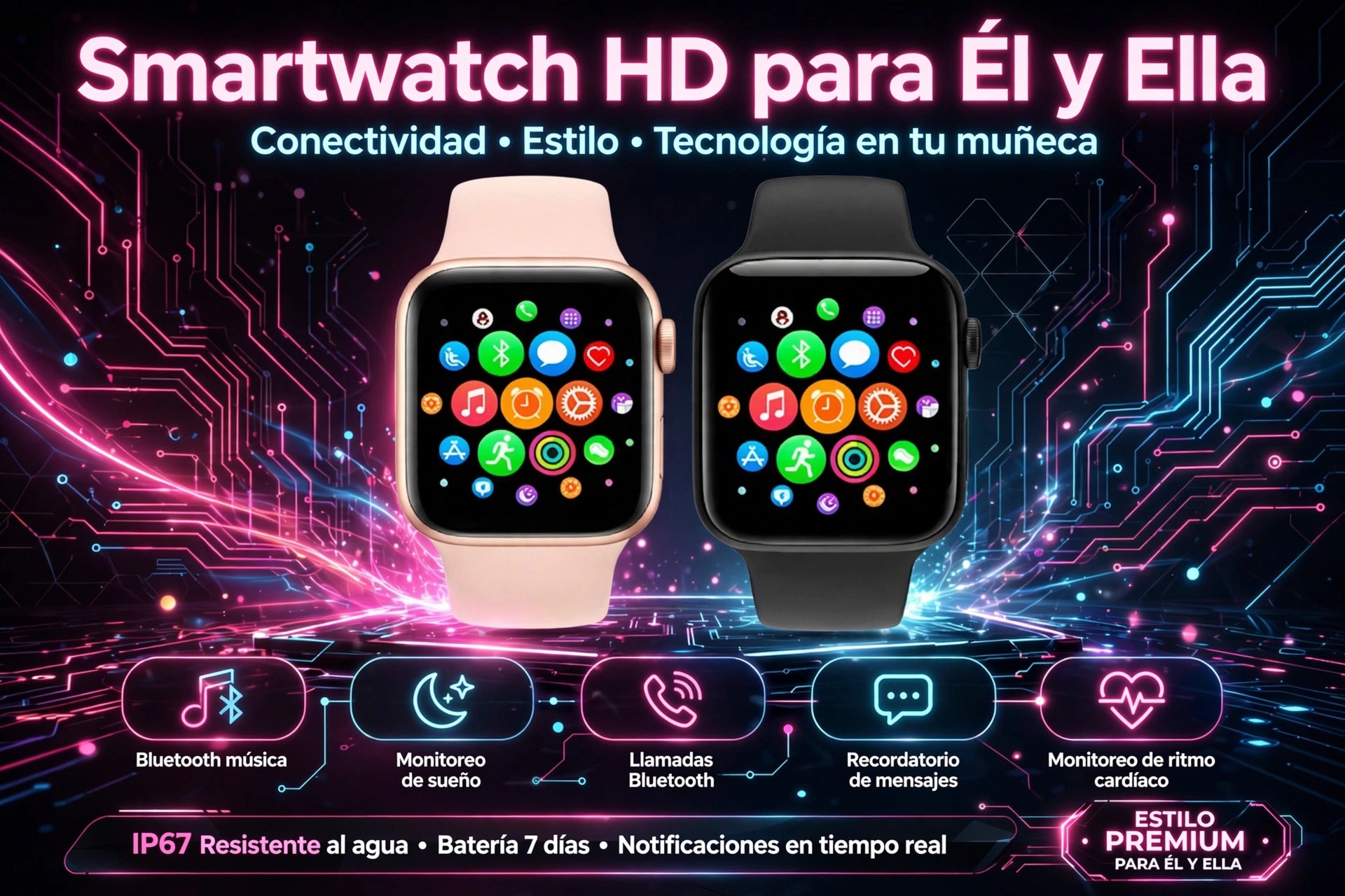 COMBO RELOJ T500+ CANGURO+AUDIFONOS M1