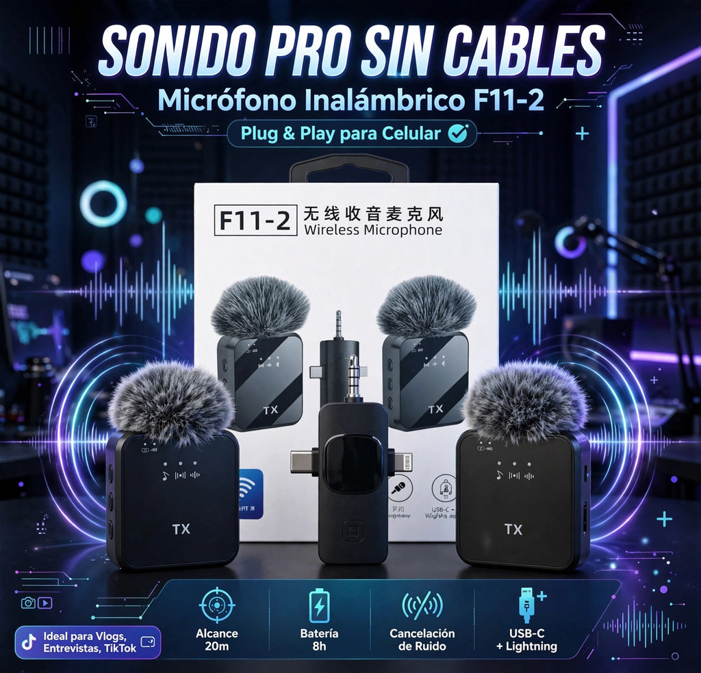MICROFONO INALAMBRICO 3 EN 1